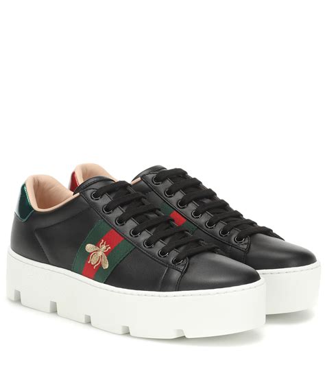 gucci mens ace leather sneaker|Gucci ace leather sneaker review.